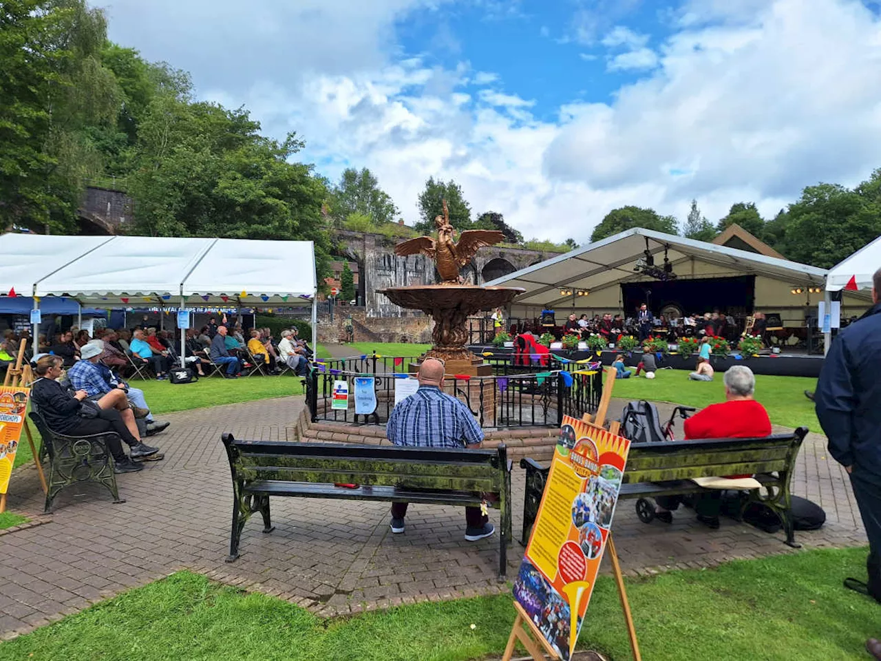 Ironbridge Gorge Brass Band Festival brightens the Coalbrookdale summer