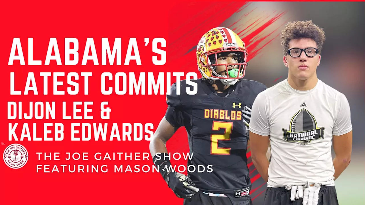 Dijon Lee and Kaleb Edwards Commit to Alabama on The Joe Gaither Gaither Show