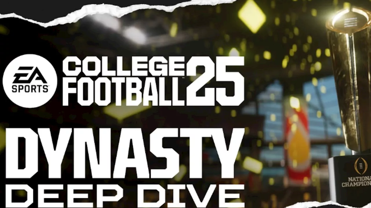 EA Sports College Football 25 Reveals Dynasty Mode Features for New Video Game