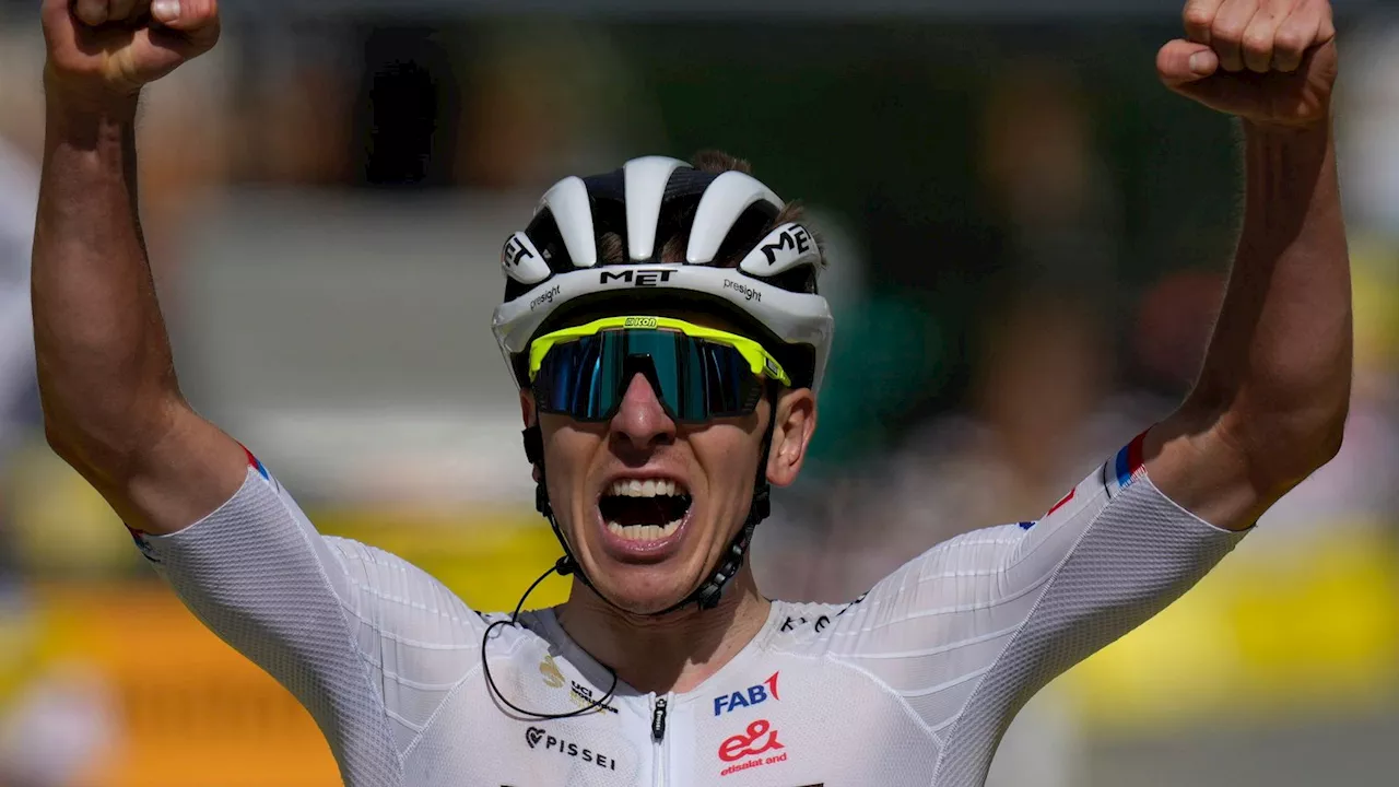 Tour de France updates: Tadej Pogacar wins first mountain stage to reclaim yellow jersey