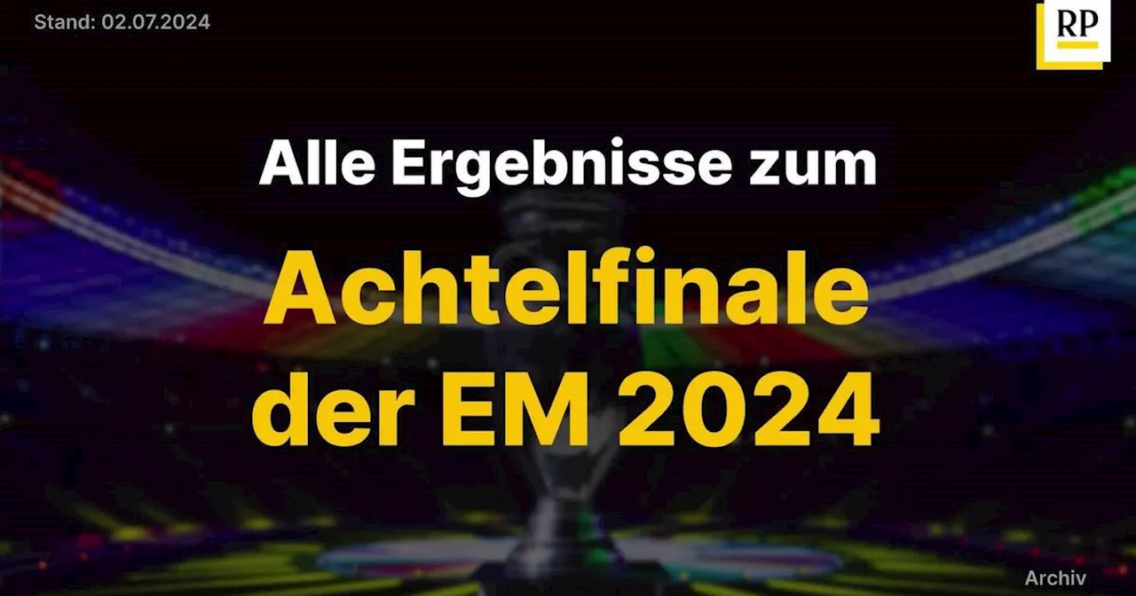 Video: Fußball-EM 2024: Die Ergebnisse des Achtelfinals und die Partien im Viertelfinale