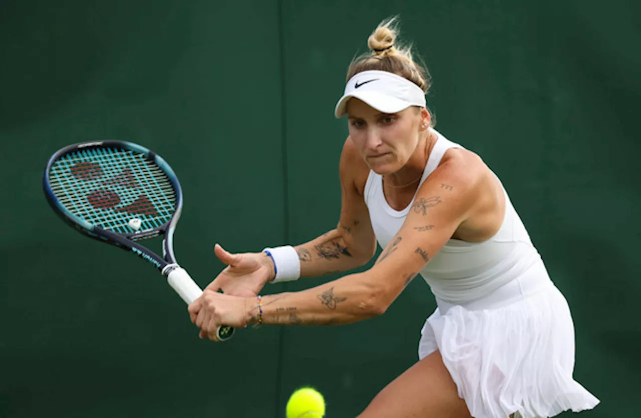 Marketa Vondrousova joins Steffi Graf in unwanted piece of Wimbledon history