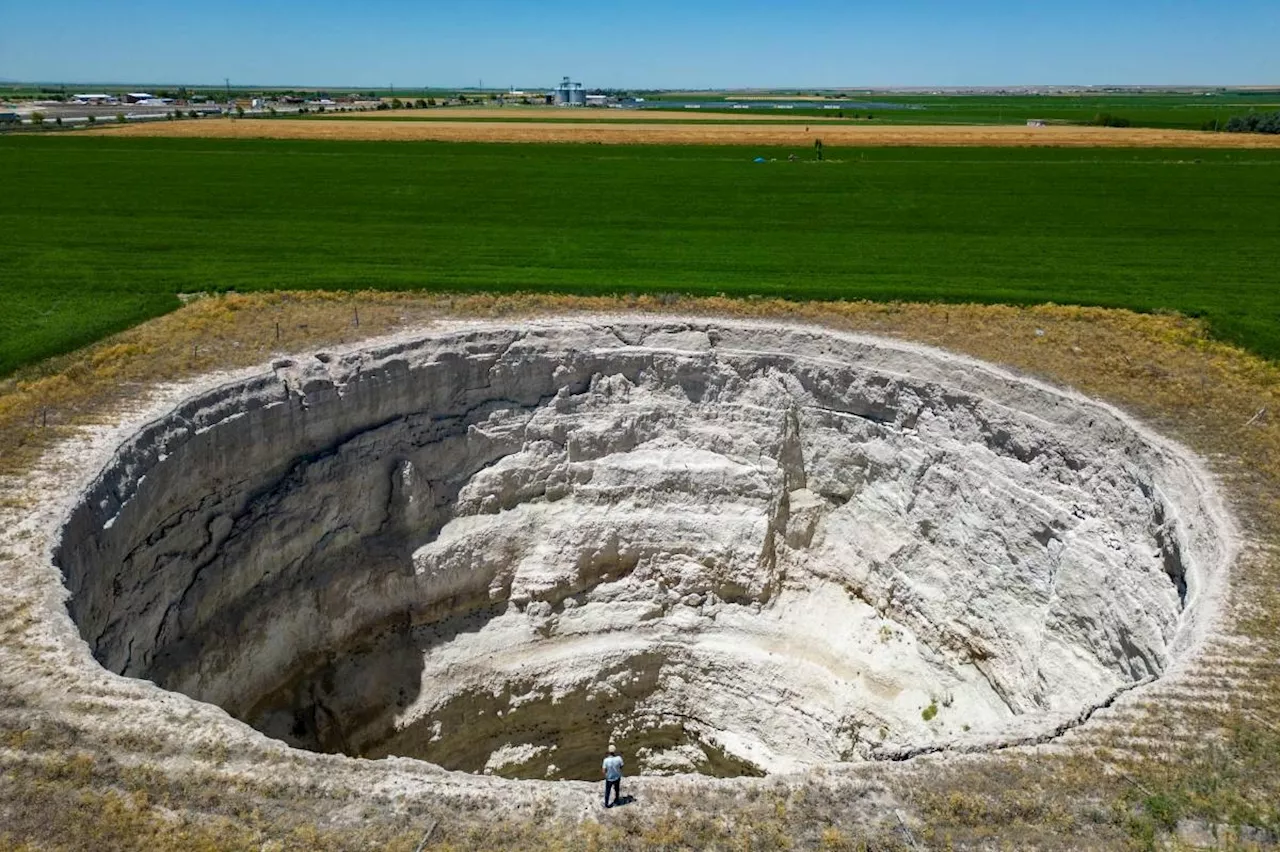 Sinkholes spread fear in Turkey's parched breadbasket