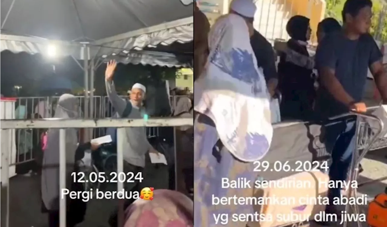 [Video] Anak Sebak Kongsi Detik Ibu Pulang Seorang Diri Selepas Ayah Meninggal Dunia Ketika Tunai Haji