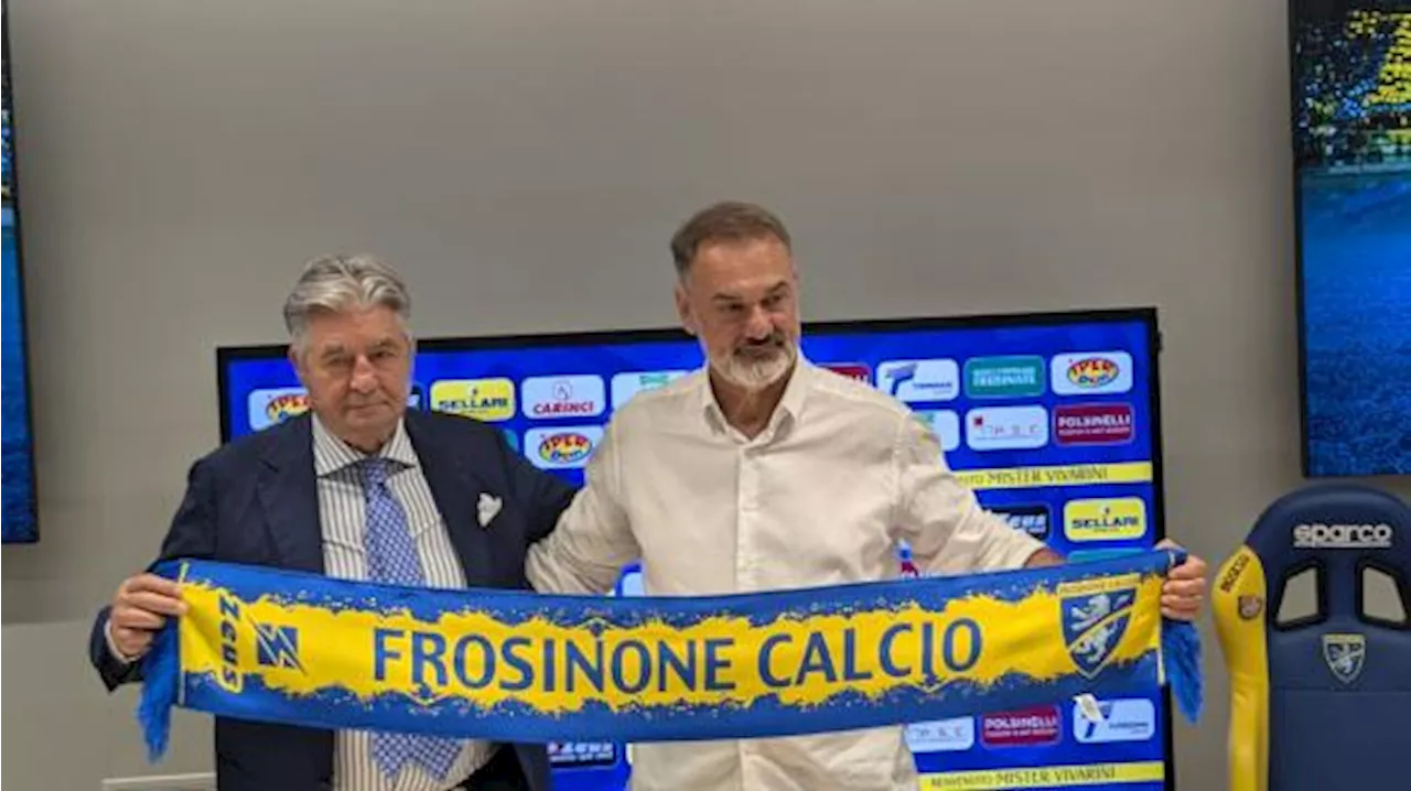 Frosinone, Vivarini: 'La squadra ha bisogno di essere puntellata in diversi ruoli'