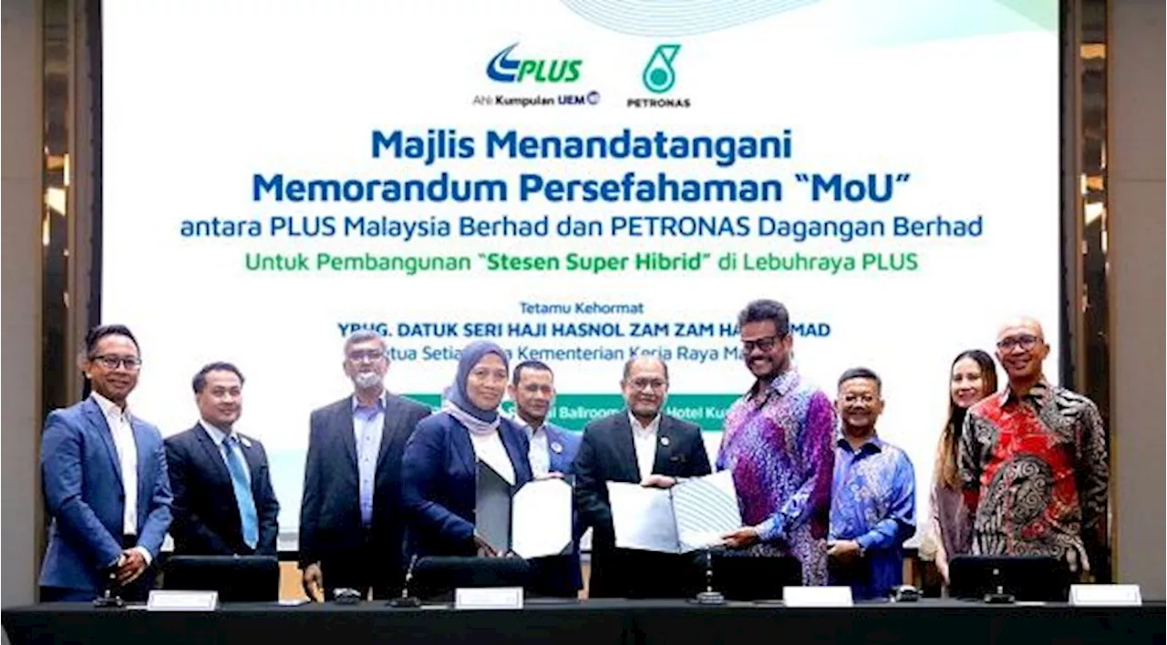 PLUS, Petronas Dagangan bangunkan stesen super hidbrid pertama