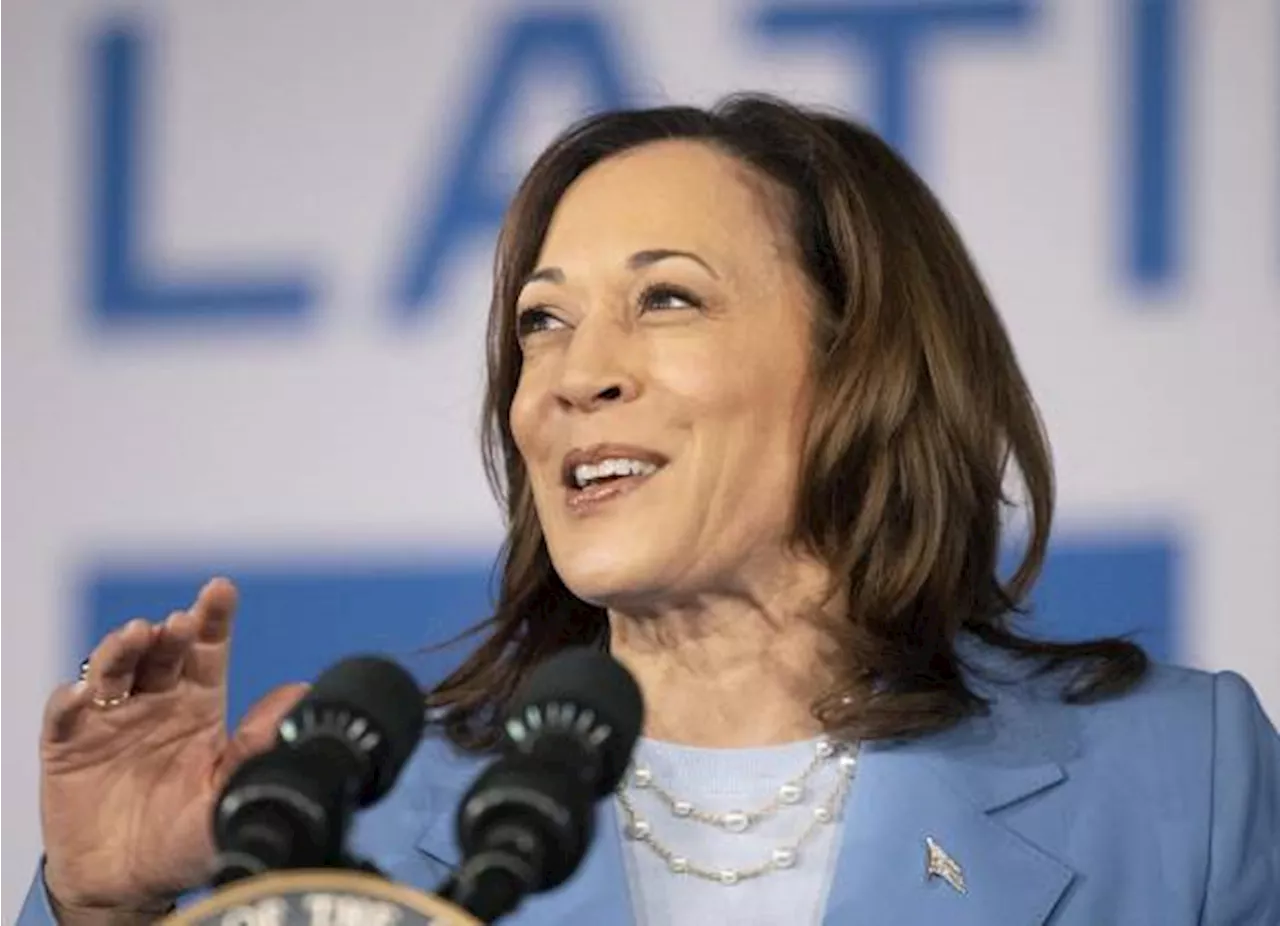 Kamala Harris supera en la intención de voto a Joe Biden, de ir contra Trump