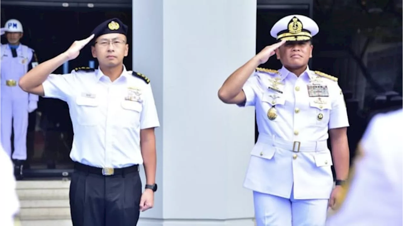 Tingkatkan Kerjasama Matra Laut, KSAL Bertemu Kepala Staf Angkatan Laut Singapura