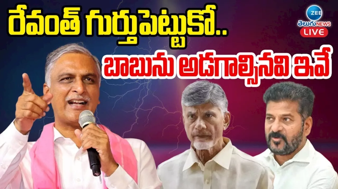 BRS Harish rao: ఇద్దరు సీఎంల భేటీ.. పెనుదుమారంగా మారిన ట్రబుల్ షూటర్ హరీష్ రావు వ్యాఖ్యలు..