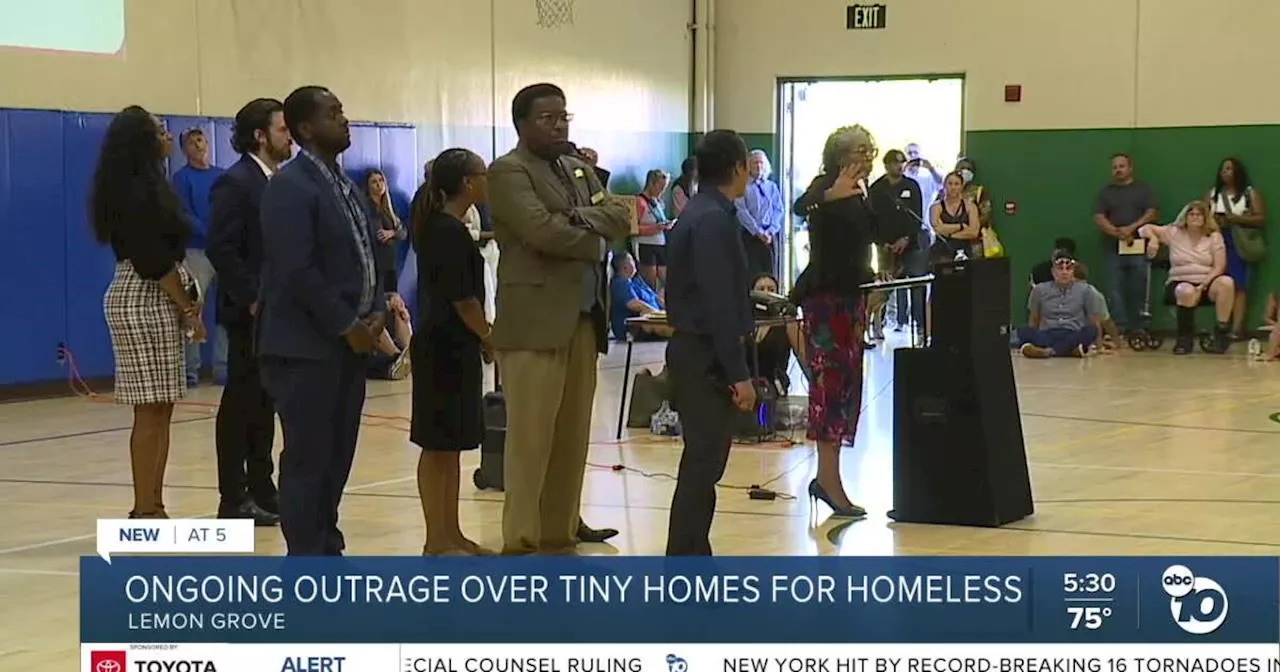 Lemon Grove residents raise concerns after contentious meeting on tiny homes for homeless