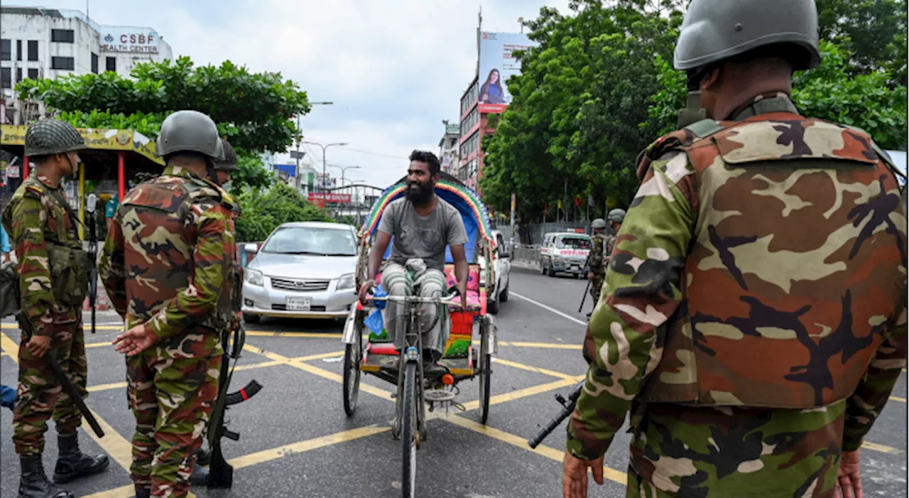 Bangladesh army out in force as PM Hasina cancels Spain-Brazil trip