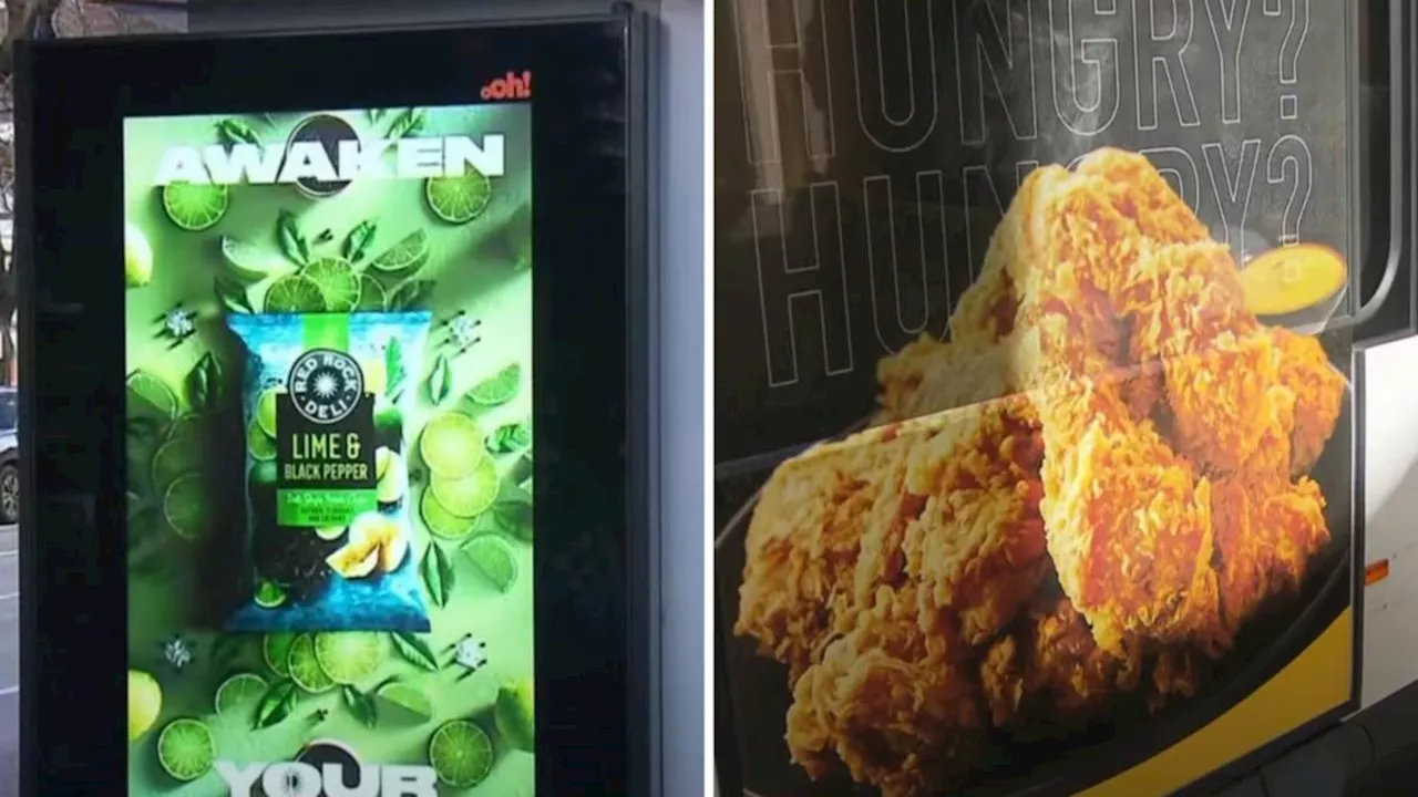 Calls from Cancer Council to get rid of junk food adverts at new Melbourne train stations