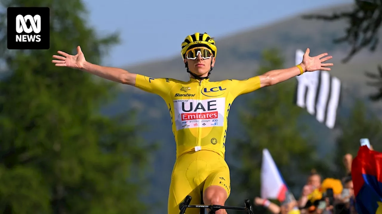 Tadej Pogacar equals Tour de France record after winning penultimate stage ahead of Jonas Vingegaard