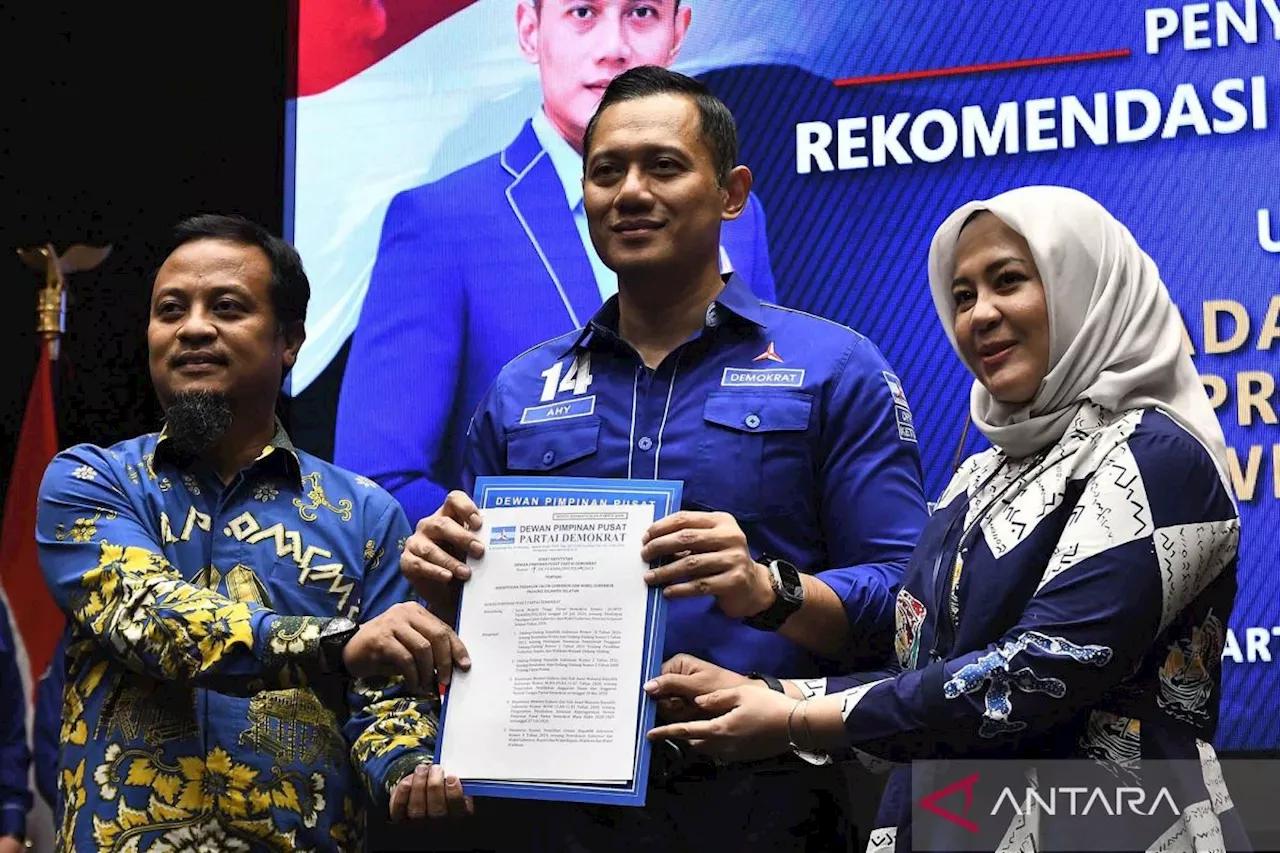 Surat rekomendasi Partai Demokrat untuk Pilkada 2024