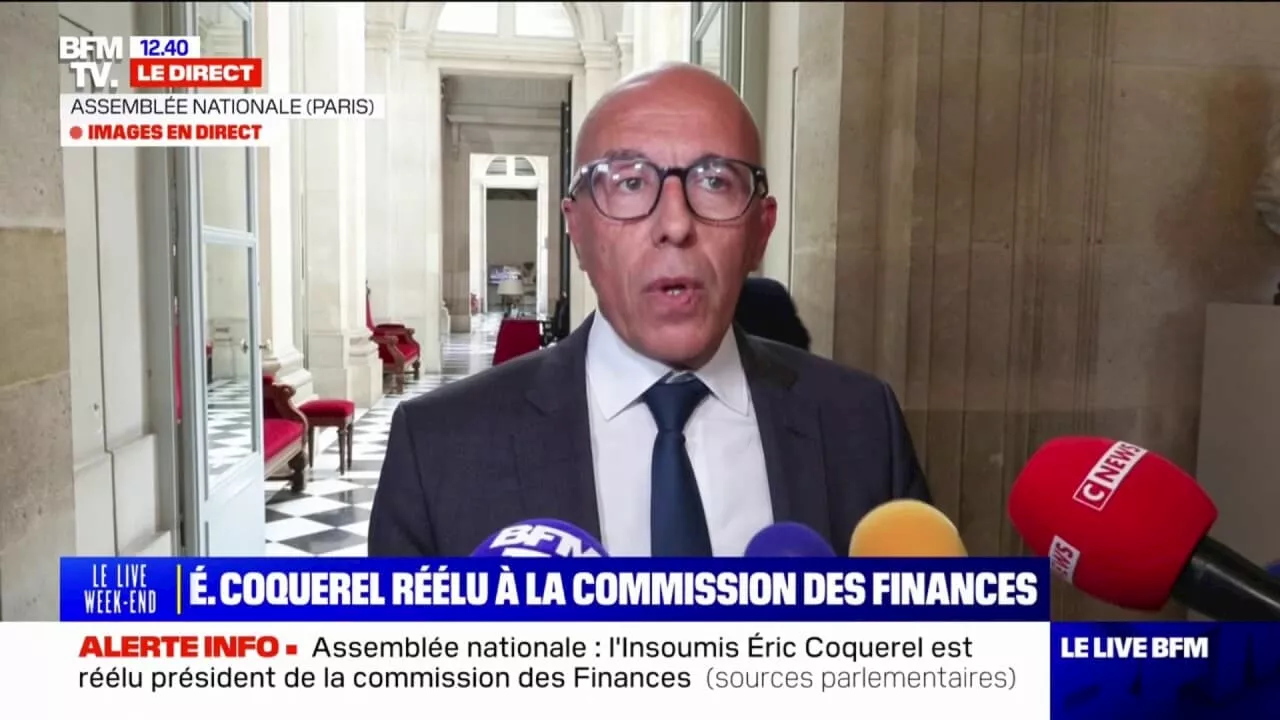 Réélection d'Éric Coquerel à la Commission des finances: Éric Ciotti dénonce un 'hold-up démocratique'