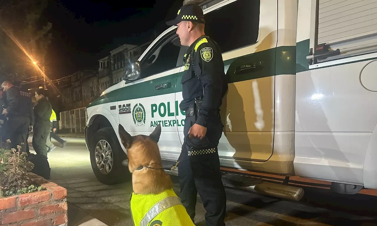 Maleta abandonada en Teusaquillo, Bogotá, sí tiene explosivos; evacúan viviendas