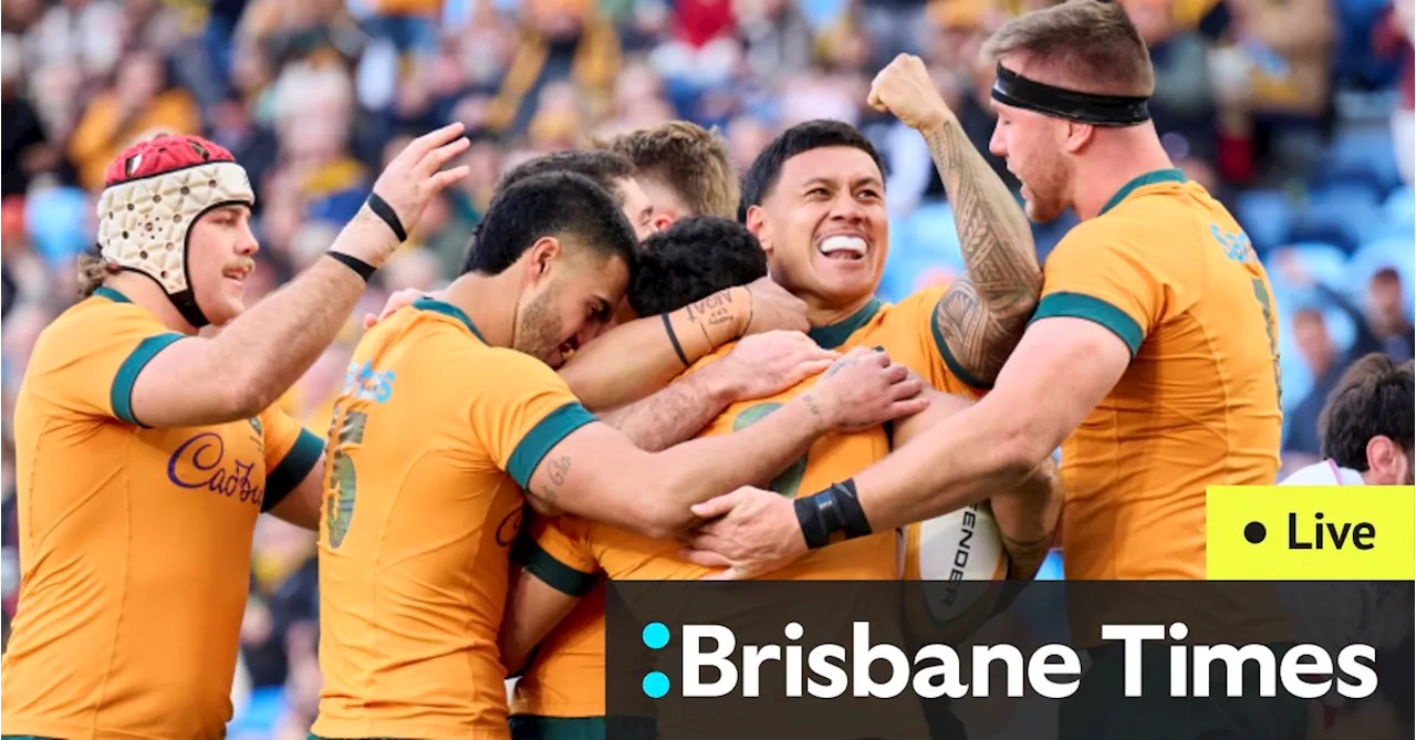 Test Rugby LIVE: Wallabies survive Georgian fightback for third straight win