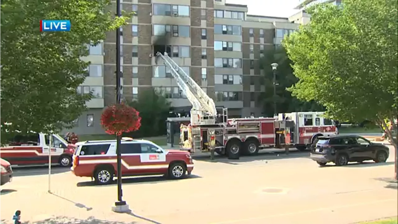 1 dead, 1 injured in fire at East Village seniors complex