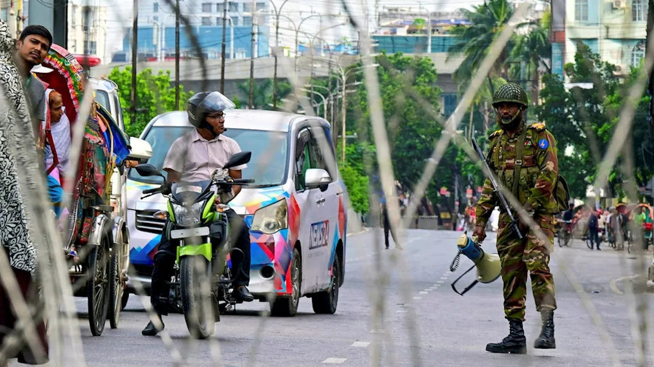 Tusentals trotsar utegångsförbud i Bangladesh