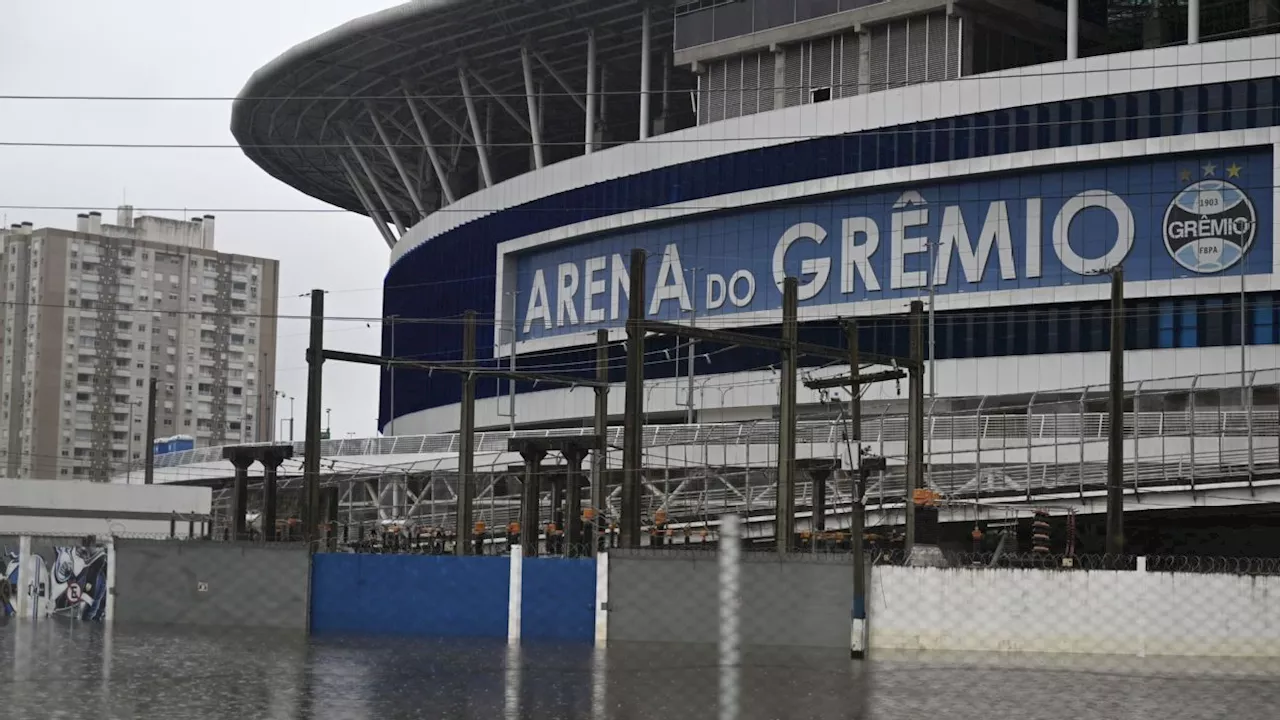 Grêmio define data para voltar a jogar na Arena após estádio ficar alagado