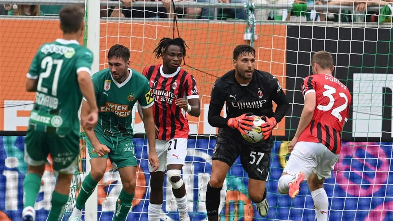  Rapid Vienna-Milan 1-1: Florenzi non basta, Demir raggiunge i rossoneri all'88'