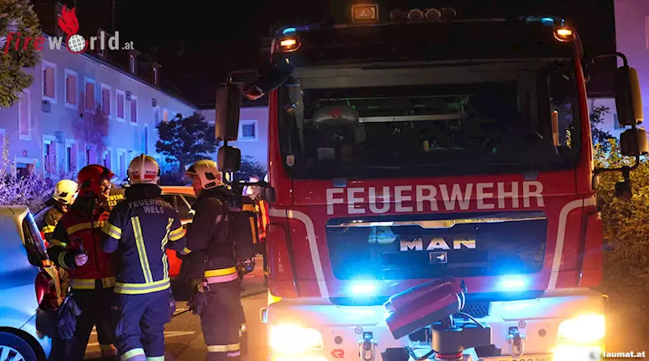 Oö: Brand in einer Wohnung eines Mehrparteienhauses