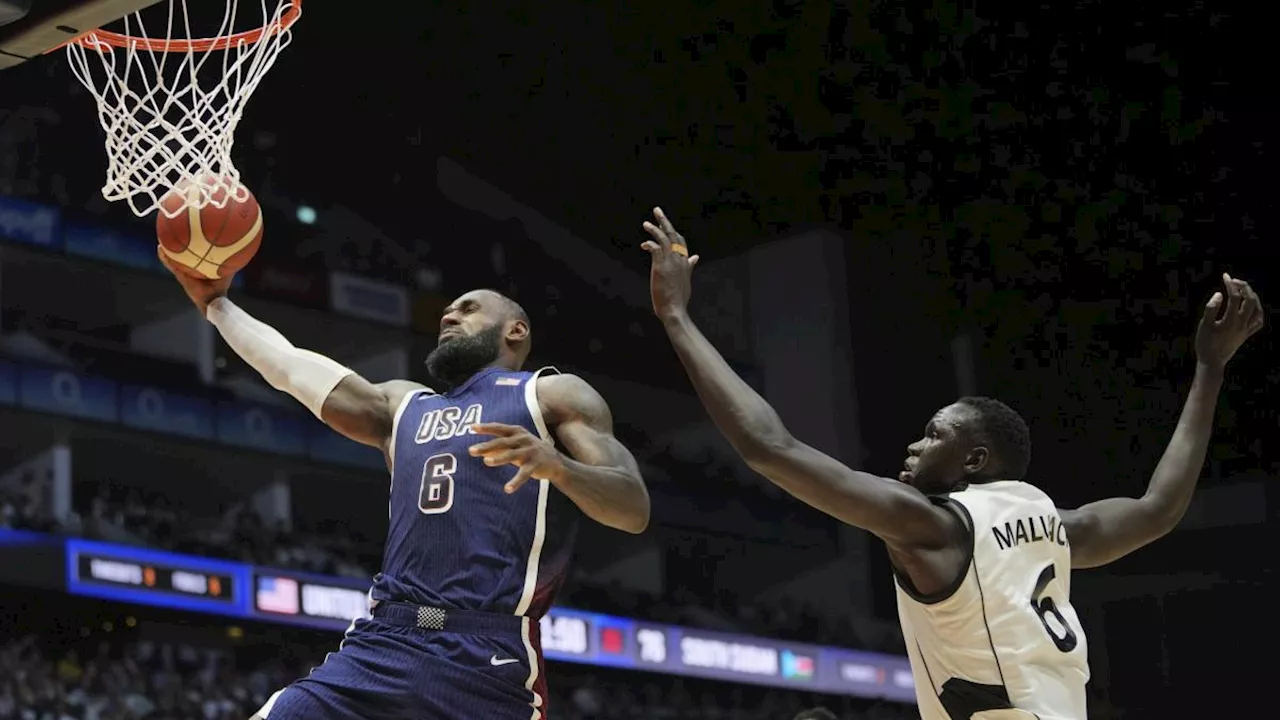 Team Usa, che sofferenza col Sud Sudan: 101-100, la decide LeBron quasi allo scadere