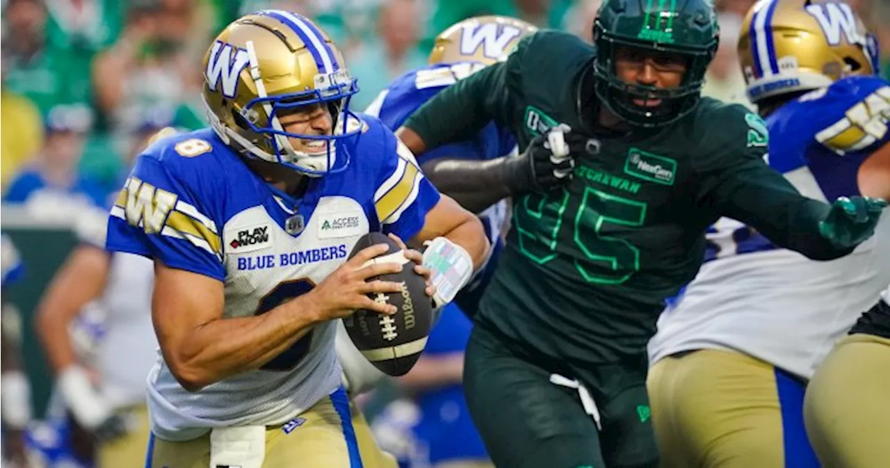 Roughriders’ defence pivotal in beating Winnipeg Blue Bombers