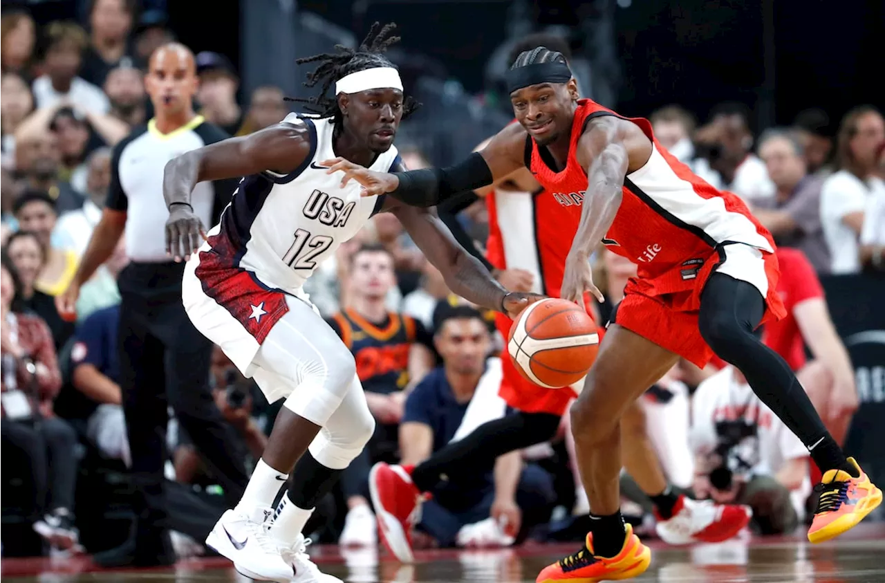 Gilgeous-Alexander scores 23 points, Canada beats France in Olympic hoops tune-up