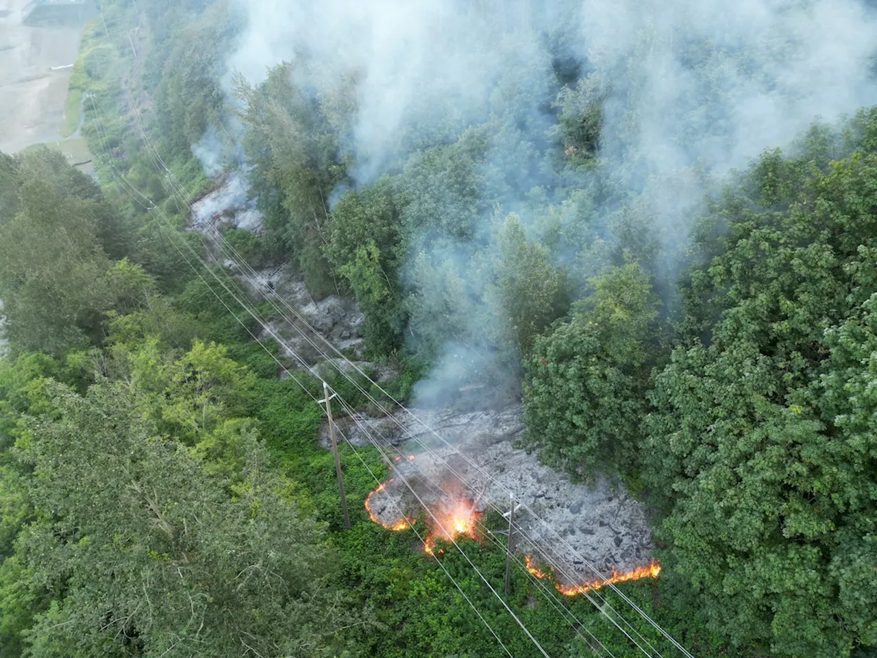 Wildfires erupt in B.C. with lightning, heat fuelling fire behaviour across province