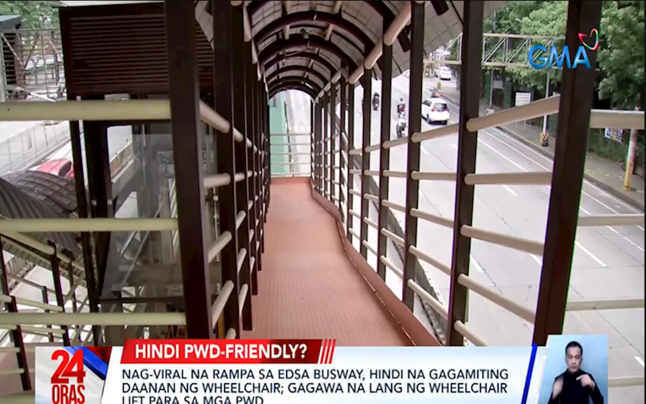 Wheelchair lift, EDSA Busway PWD ramp improvements at no cost to gov’t -MMDA