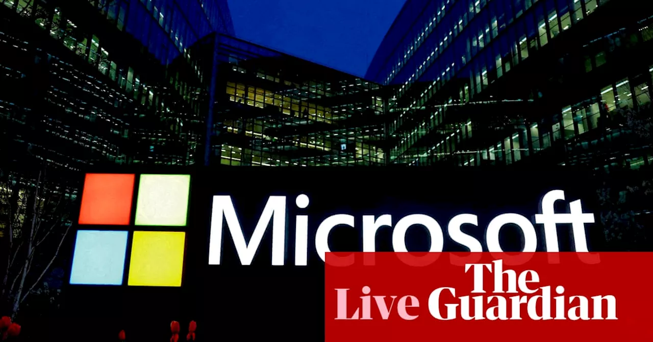 Australia news live: Microsoft says CrowdStrike outage affected 8.5m Windows devices