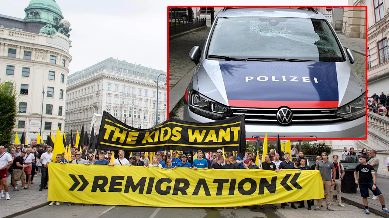 Gewalteskalation bei Demo - Hörten Anrainer Schüsse in Wien? Polizei klärt nun auf