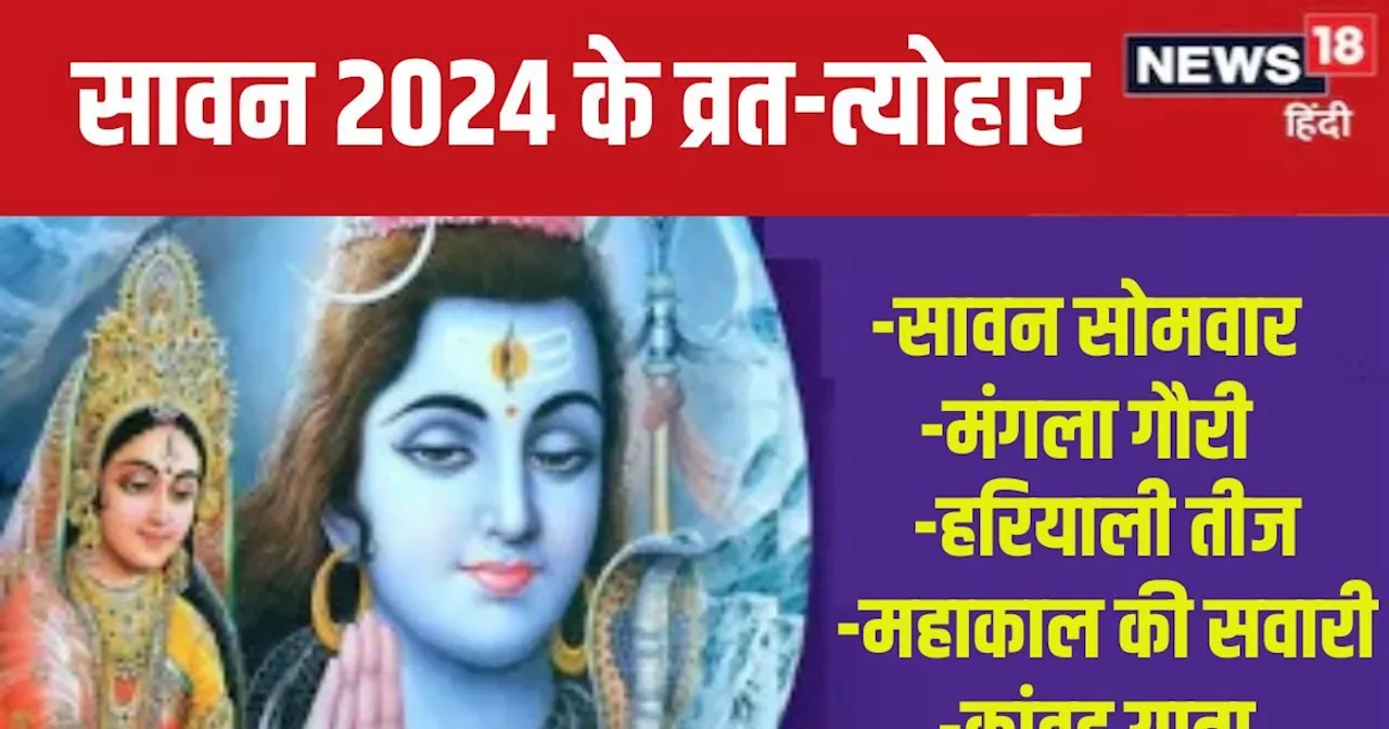 Sawan 2024 Vrat Tyohar: सोमवार से शुरू हो रहा सावन, कब है हरियाली अमावस्या, नाग पंचमी, पुत्रदा एकादशी, रक्ष...