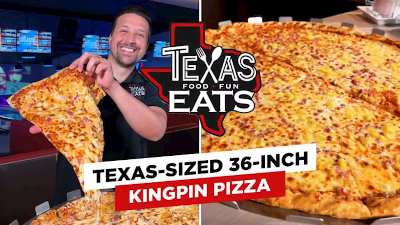 Texas Eats: A Texas-sized 36-inch KingPin Pizza at new spot in SA