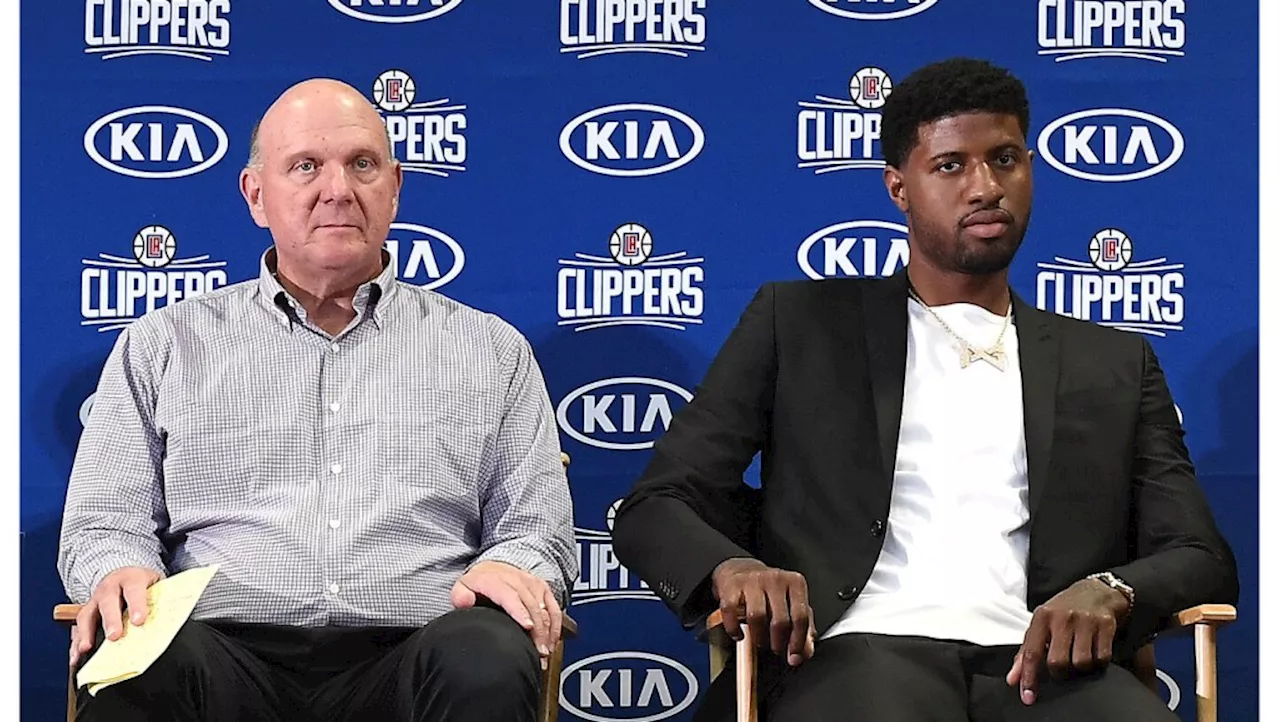 Steve Ballmer expects Clippers to contend despite losing Paul George