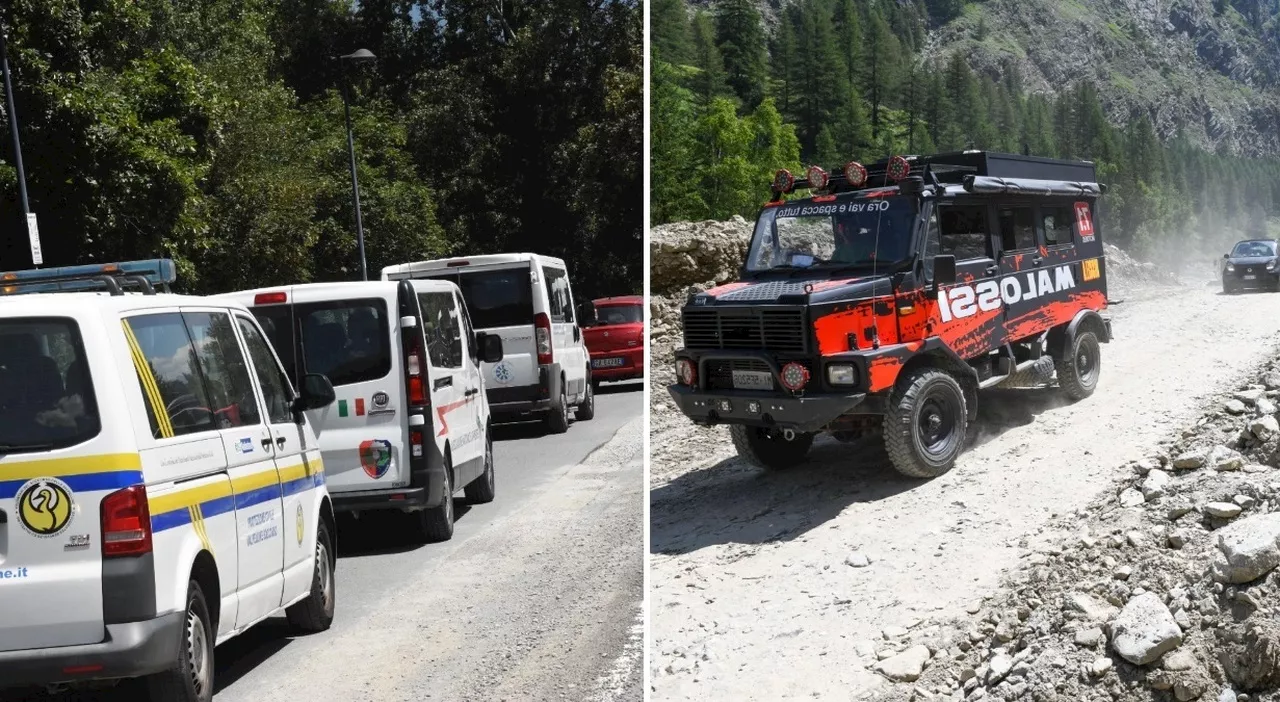 ​Oltre 400 turisti in viaggio per recuperare le auto bloccate dopo l'alluvione di Cogne