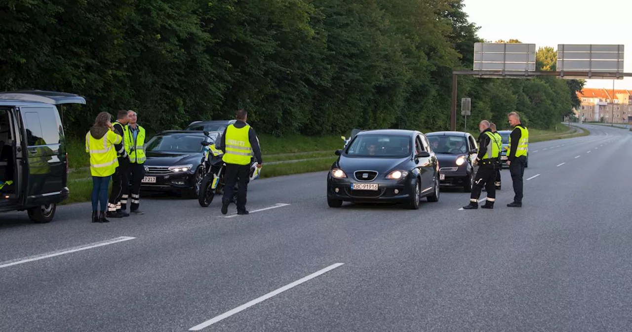 Massiv politikontrol lørdag morgen - så mange blev stoppet