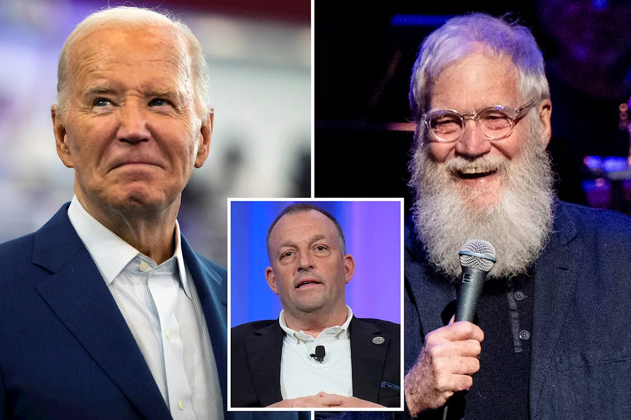 David Letterman to headline Biden fundraiser with Hawaii governor