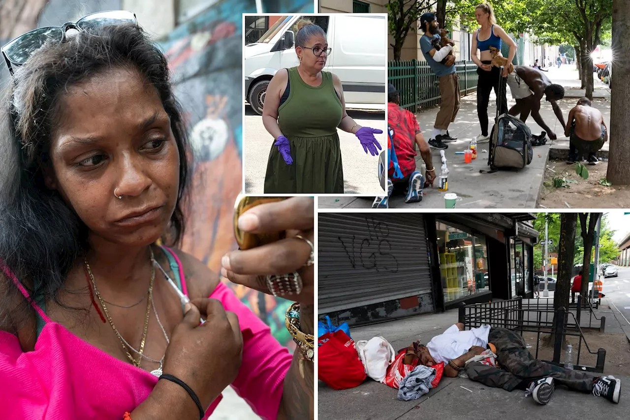 Junkies take over NYC block near office of Democrat who applauds woke harm reduction policies