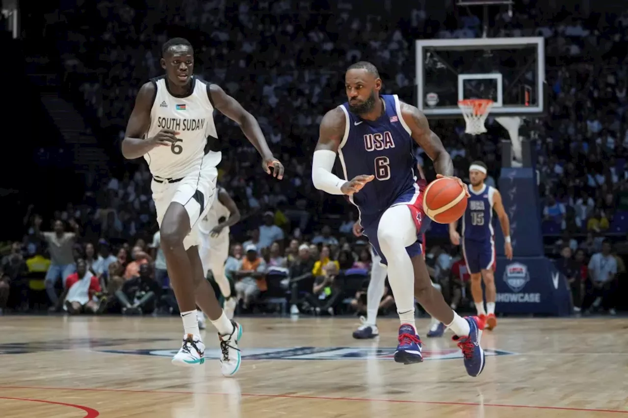 Team USA survives unexpected scare vs. South Sudan in thrilling Olympics showcase