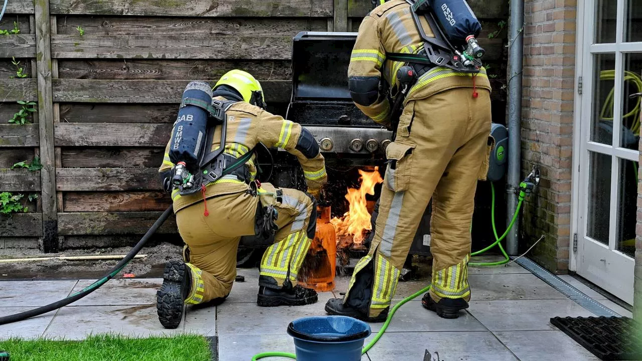 112-nieuws: stormschade in Steensel • barbecue vliegt in brand