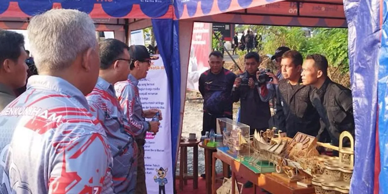 Kerajinan Napi Lapas Cilacap Bikin Kagum Yasonna