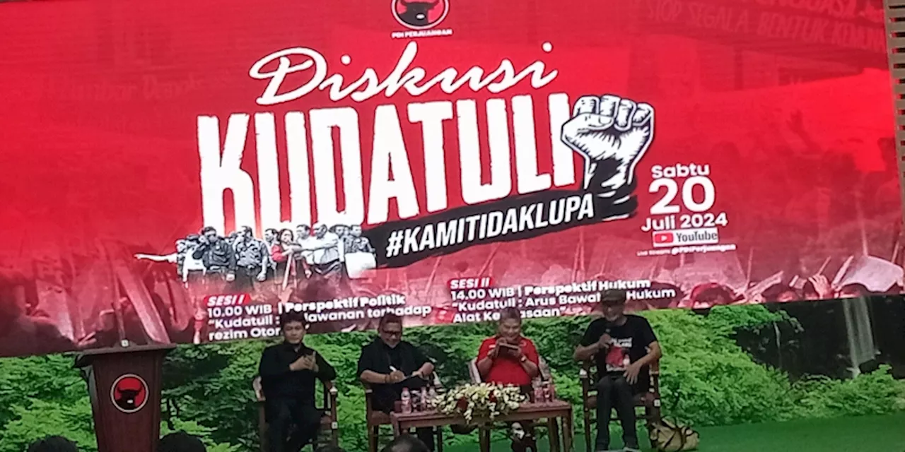 PDIP: Kudatuli Bikin Anak Tukang Kayu Bisa jadi Presiden