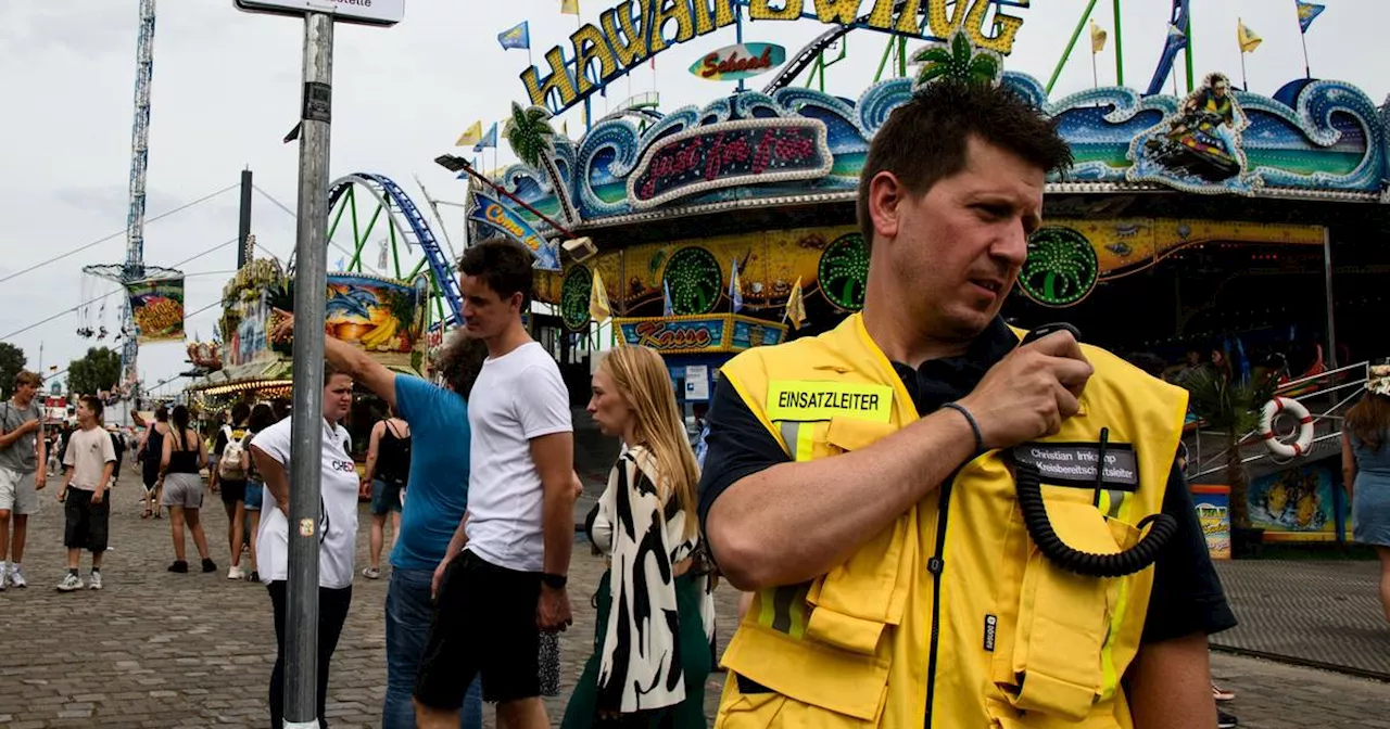 Rheinkirmes Düsseldorf: Hier ist das Deutsche Rote Kreuz im Einsatz