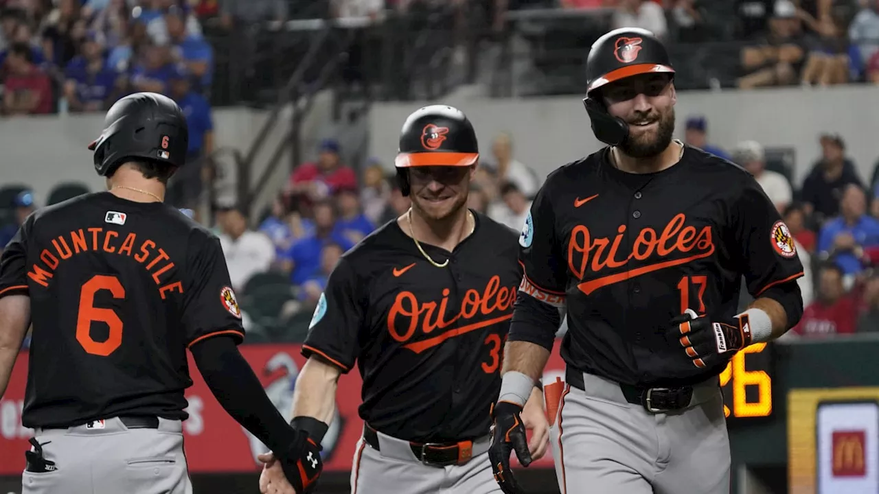 Baltimore Orioles Blast Four Homers In Texas Rangers' Deflating Two-Hit Opener