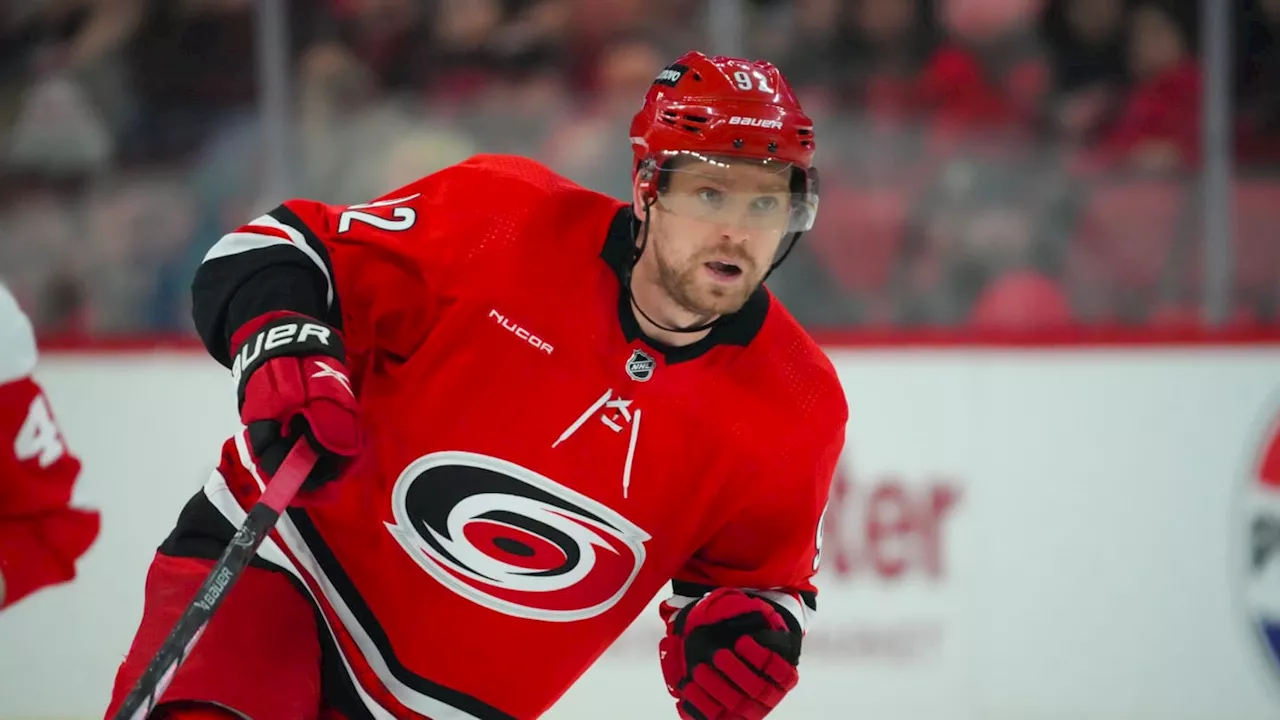 Carolina Hurricanes Center Evgeny Kuznetsov's Return to Russia Hits Roadblock