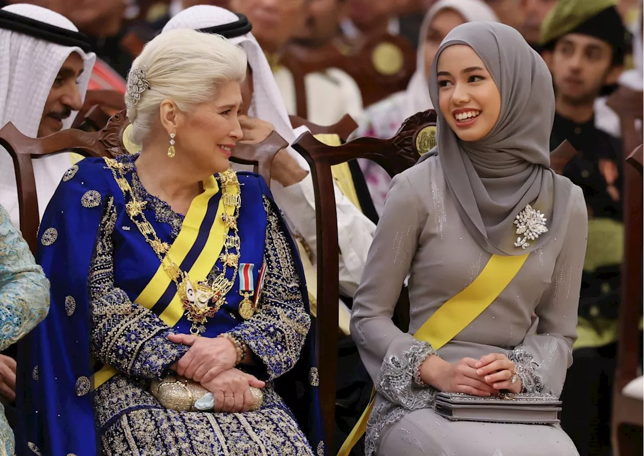 Princess Ameerah of Brunei catches eye of Malaysians during King’s installation