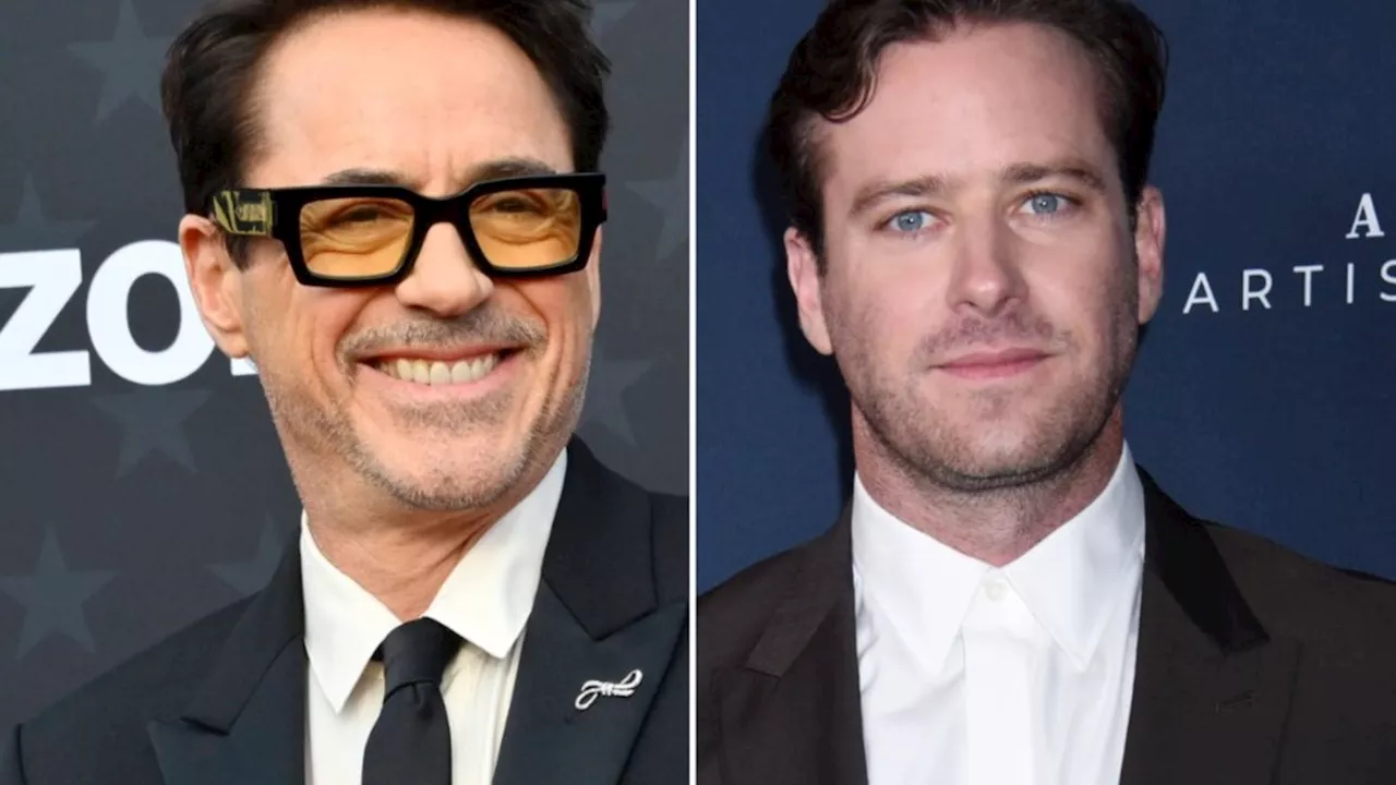 Marvel-Star Robert Downey Jr.: So half er dem gefallenen Armie Hammer