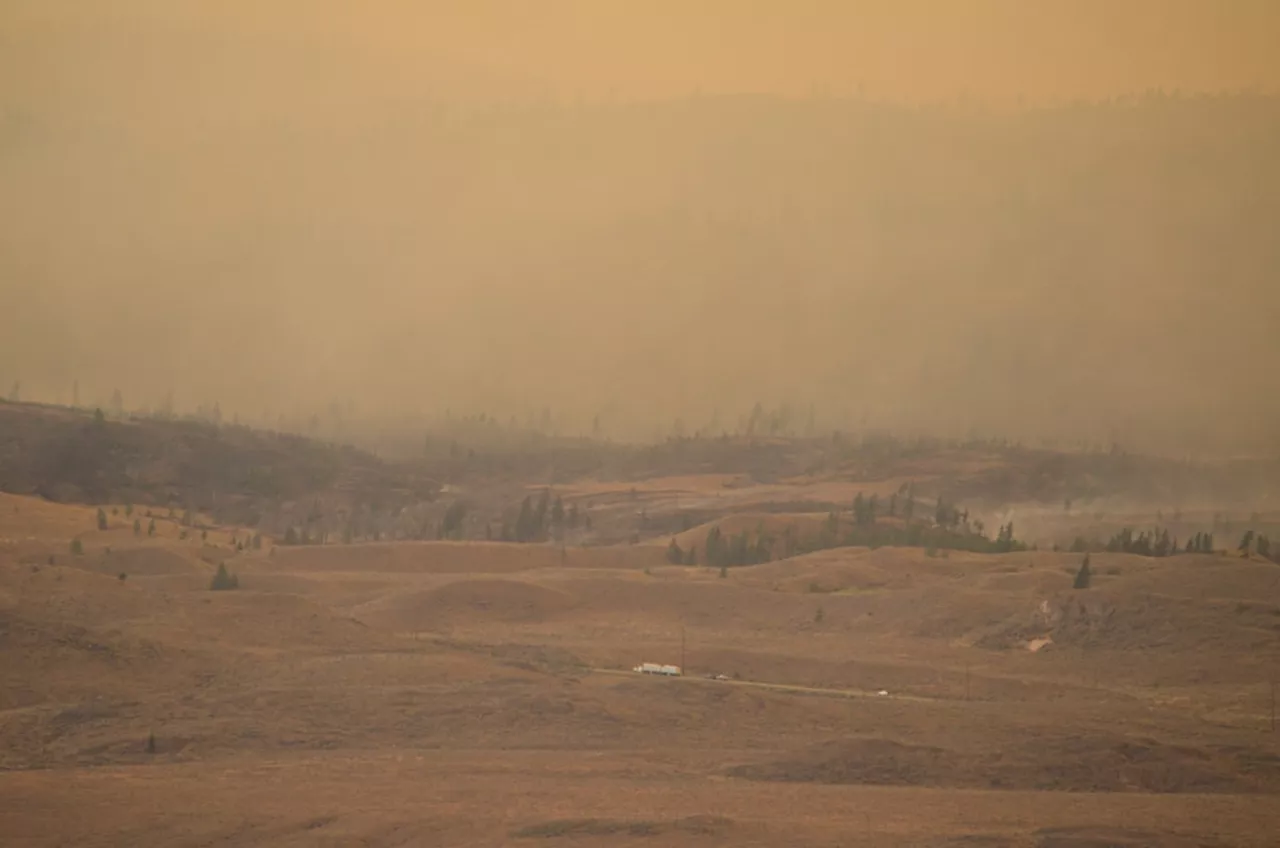 Shetland Creek wildfire near Ashcroft now at 13,236 hectares